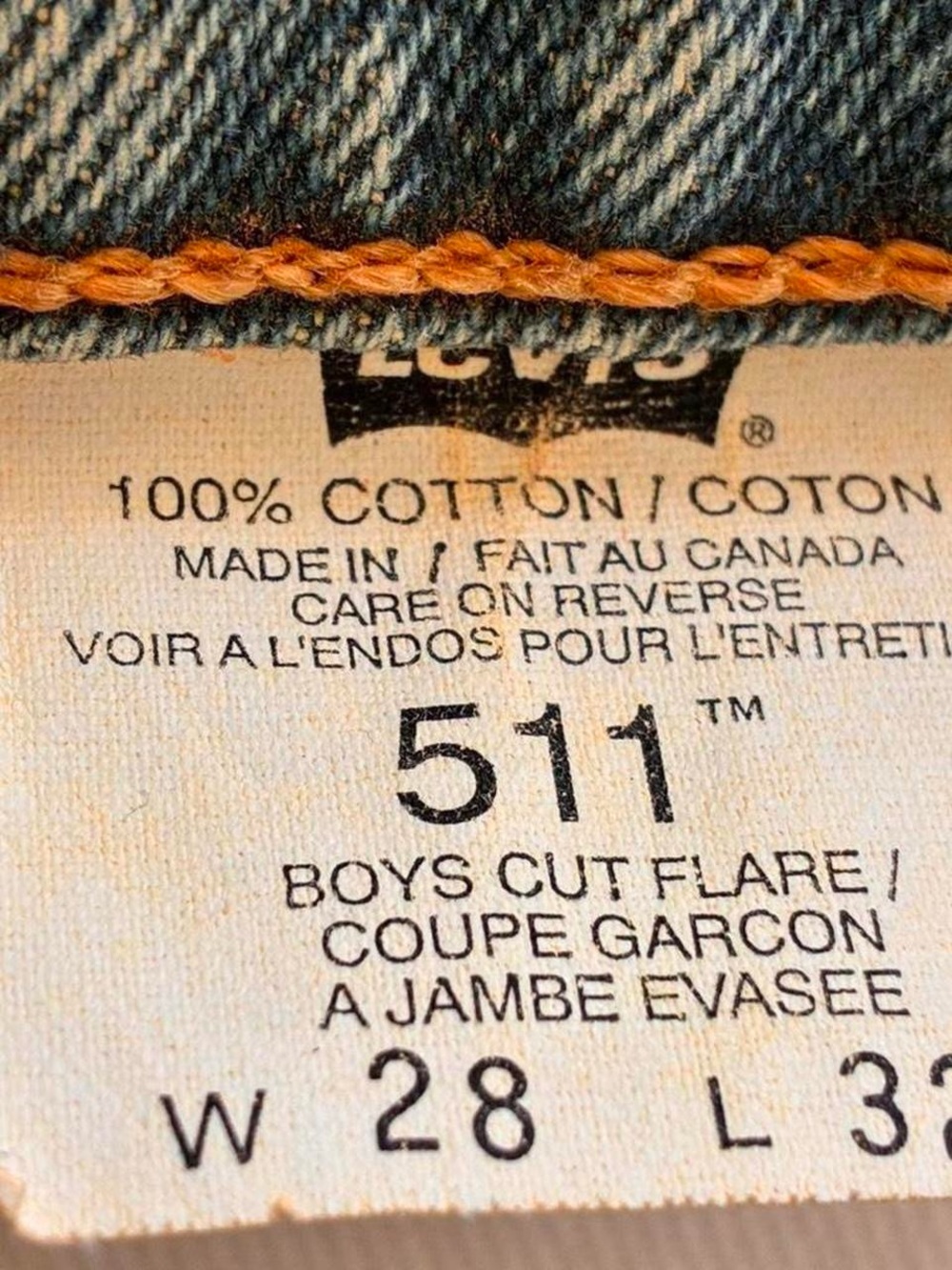 Rare Vintage 1989 Levi’s-cut off micro fringe shorts-size - 26 - Picture 7 of 7